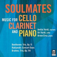 Uri Vardi - Soulmates - Music For Cello Clarinet And Piano - CD - K4Z