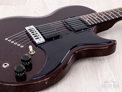 1976 Gibson L6-S Deluxe Vintage Electric Guitar Wine Red, 100