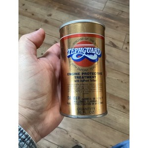 Vintage Tephguard Engine Protective Metal Can 12 FL OZ
