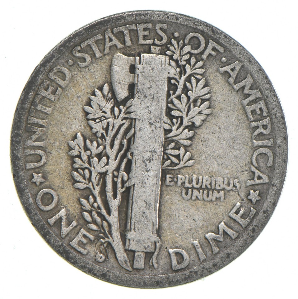 Moneta Merceria Del 1919 In Argento Realizzata Negli USA