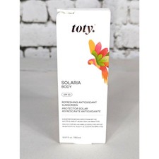 toty. Solaria Body SPF 50 Antioxidant Sunscreen Vegan Full Size 5.07 fl oz NEW