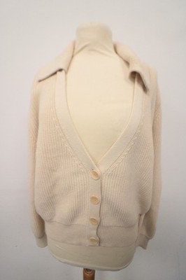 RIANI Strickjacke Damen Cardigan Jacke Beige Grobstrick Gr.44 Neu