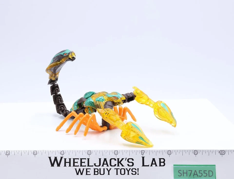 Quickstrike 100 % completo con tarjeta y burbuja Transformers Beast Wars 1997 Hasbro casi nuevo Foto 3 de 4