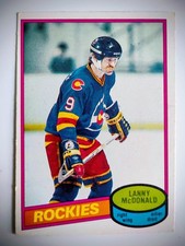 80 81 O PEE CHEE HOCKEY LANNY MCDONALD #62 ROCKIES