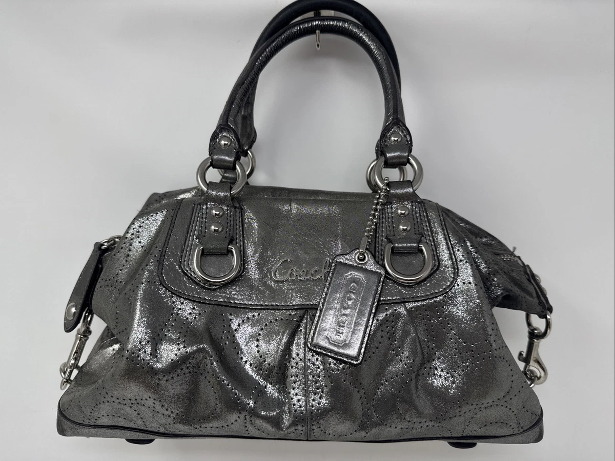 Coach Ashley Leather Exterior Satchel/Top Handle Bag Handbags