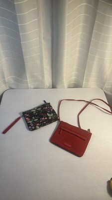 Vera Bradley Winter Berry Custom Two Iconic Crossbody Bags Wristlet 3-Way RDID