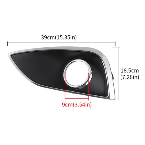 Lower Fog Light Surround Cover Grille For Hyundai IX35 2010-2012 Bumper Front - Picture 5 of 12
