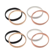 8 Pcs Men's Armbands Dress Shirt Stays Adjustable Elastic Sleeve Clip