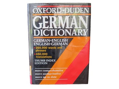 The Oxford-Duden German Dictionary: German-English/English-Germanwith thumb ...