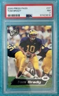 2000 Press Pass Football  Tom Brady RC Rookie PSA 7, Michigan, Patriots