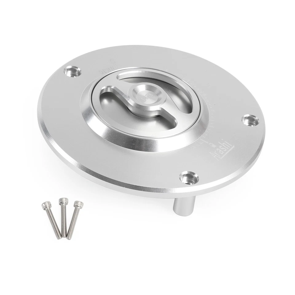 Алюминиевая крышка топливного бака с ЧПУ бесключевая для Honda VFR 750 800 F VTR 1000 ST 1300 - Изображение 4 из 4