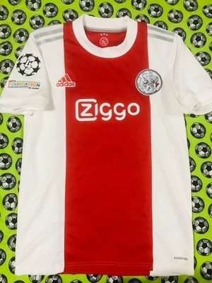 Adidas Ajax Home Soccer Football Jersey Champions 2021 2022 Edson