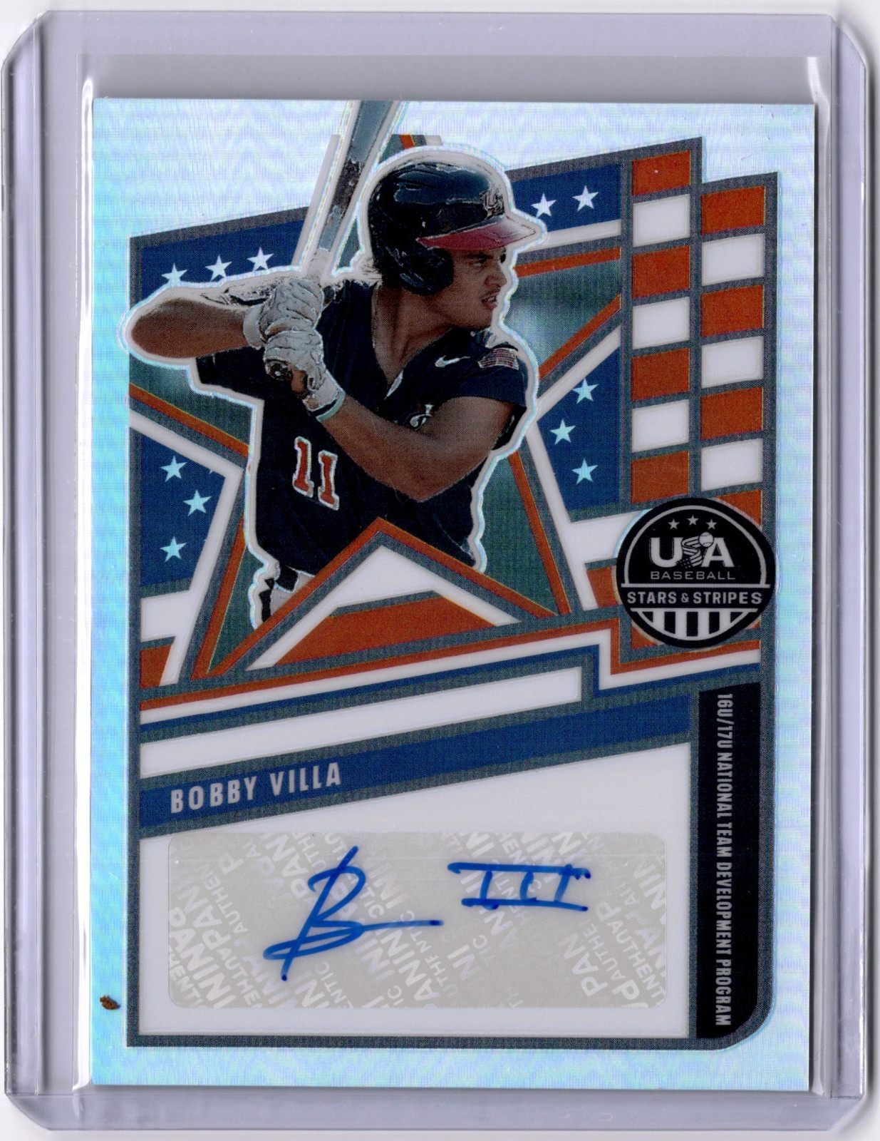 Bobby Villa 2026 Panini Stars & Stripes USA Auto #NTS-BV USA #032/149