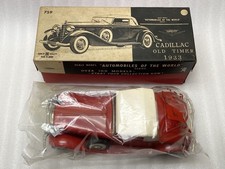 Bandai Bandaiya Cadillac Oldtimer 1933 Tin Toy Vintage Friction Wheel Japan Rare