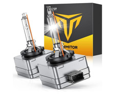 D1S HID Headlights Bulbs 6000K Cool White 35W Direct Installation Pack of 2