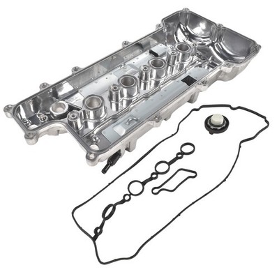 Engine Valve Cover Silver For Hyundai Accent Veloster Kia Rio Soul Forte5 1.6L