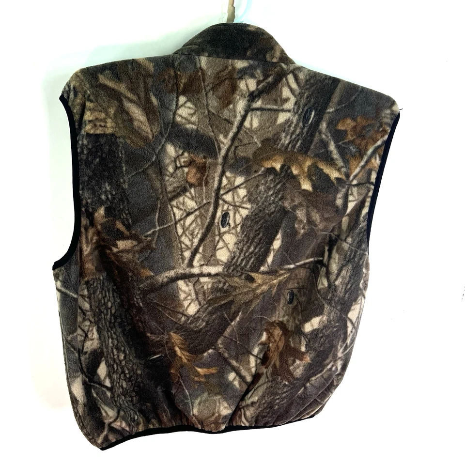 Chaleco camuflado Guide Series polar roble musgo para hombre talla XL Foto 4 de 4