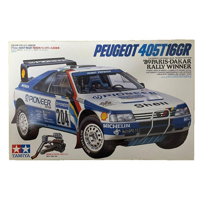 Tamiya 1/24 Peugeot 405 T16 GR 1989 Paris Dakar Rally Winner Model Kit Rare