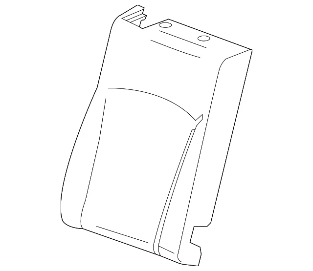 Cubierta del respaldo del asiento derecho para Chevrolet Impala 2014-2020 (N/P 22814248)