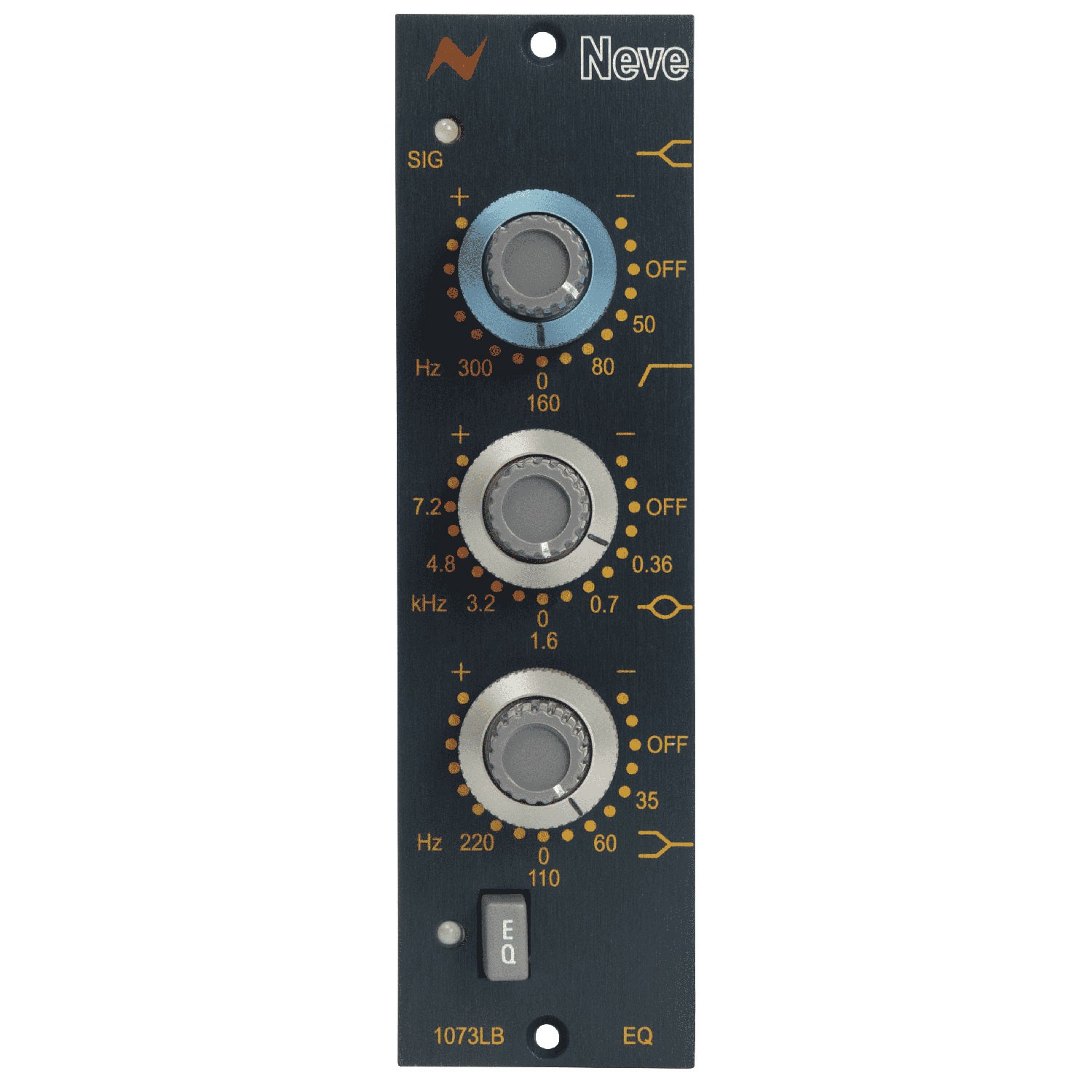 Одноканальный эквалайзер Neve 1073LBEQ серии 500 для ланчбоксов