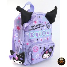 Sanrio Kuromi Gakuen Kirameki Festival Backpack Style Pouch Japan Used