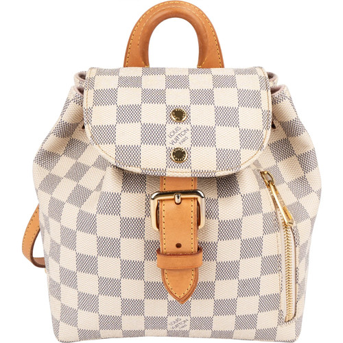 Louis Vuitton Monogram Damier Azur Sperone BB Backpack Rucksack