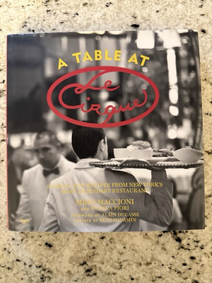 #ad Sirio Maccioni A Table at Le Cirque Hardback Signed 1st Edition $55.00