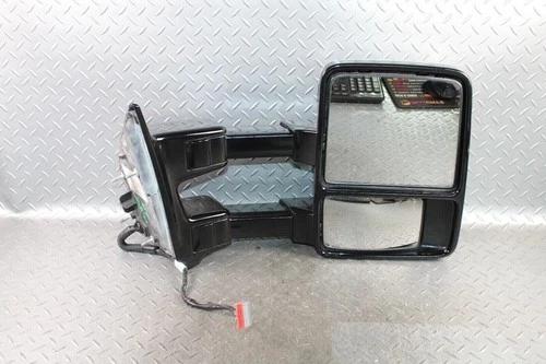 *NOTE* 11-12 F250 Chrome Cap BLK Passenger Right Telescopic Door Mirror WTY OEM