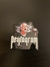 Pentagram Pin Badge Anstecker Doom Metal Stoner Rock
