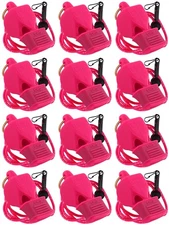 Fox 40 Classic Official CMG 3-Chamber Pealess Whistle + Lanyard, Pink (12-Pack)