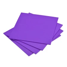4 Pack 9.84 x 9.84" 5mm Thickness EVA Foam Sheets for Arts Purple