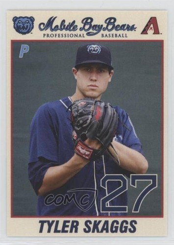 2011 Leroy Hill Mobile Bay Bears Tyler Skaggs #27 0ba6