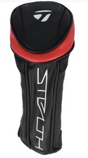 TaylorMade Stealth Hybrid Headcover Black Red Rescue Golf Club Cover A 