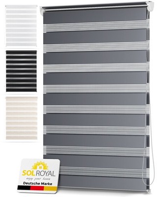 Doppelrollo Klemmfix Duo Rollo Seitenzugrollo Fenster Klemmrollo Fensterrollo