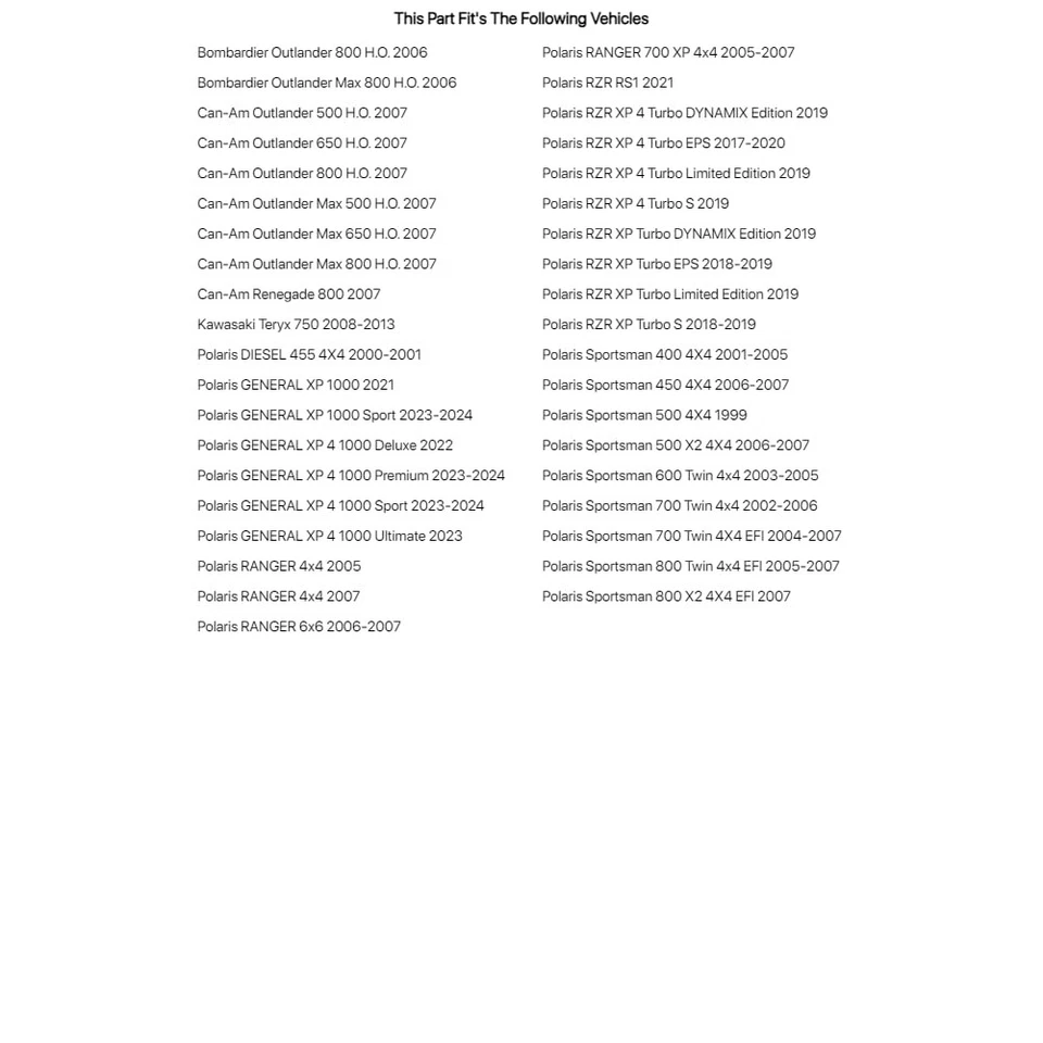 Tusk Replacement CV Boot Kit Outer Rear CV Boot For POLARIS Sportsman 600 Twin - Image 3 of 4