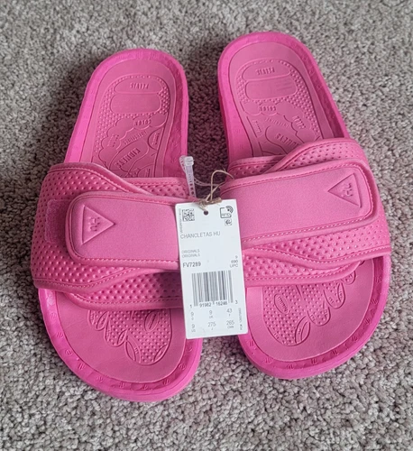 Adidas Boost X Pharrell CHANCLETAS HU unisex taglia 9 US. Scivoli rosa