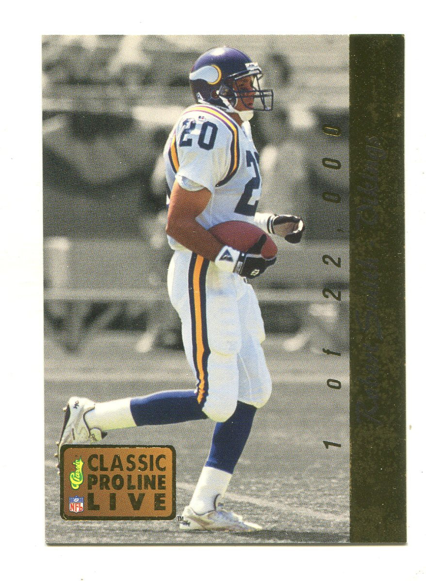 1993 Pro Line Live Future Stars #18 Robert Smith Minnesota Vikings