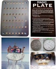 Magic tarnish cleaning plate -  clean your antique metls and other metals