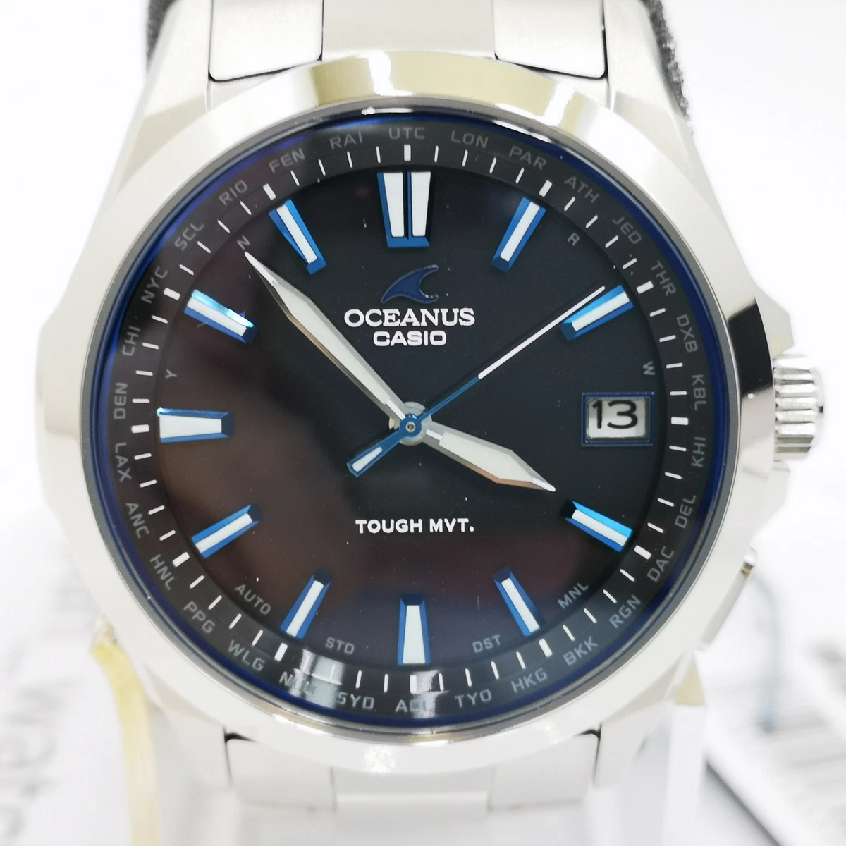 CASIO OCEANUS OCW S100 1AJF Black Radio Solar Titanium Men s Watch