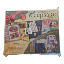 WT Keepsake Complete Scrapbook Memory Album Making Kit 12"x12" Factory Sealed