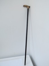 1895 Gold Head Cane or walking Stick John Murphy