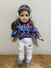American Girl Truly Me 2017 18" Doll GMT05 W/Team USA Snowboarding Outfit