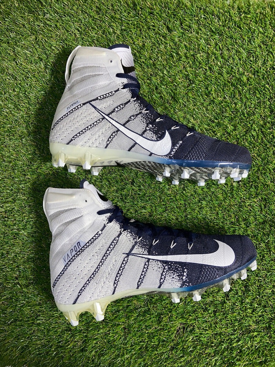 Nike Vapor Untouchable 3 Elite P Football Cleats White Navy  display picture 2