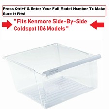 Whirlpool Er2chmxpl00 Refrigerator Crisper Drawer Part 2176283 Replacement Part For Sale Online Ebay