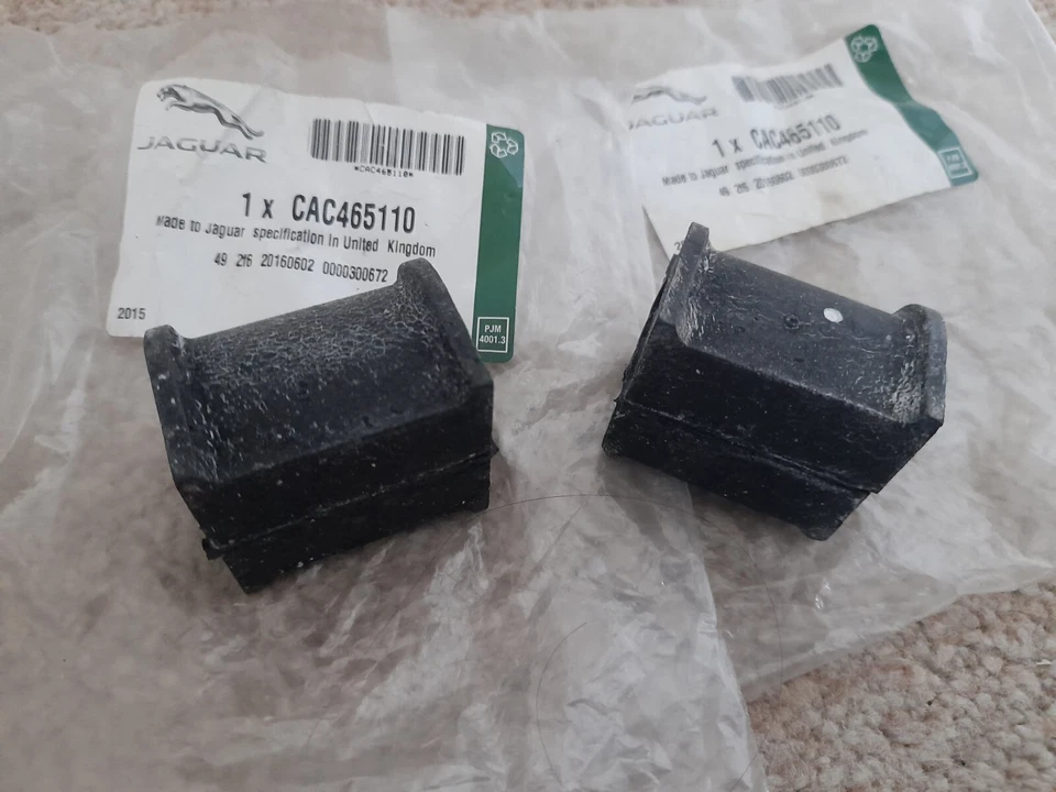 NUEVO GENUINO JAGUAR XJ40 BARRA ANTIVUELCO MONTAJE D CASQUILLO DE GOMA XJ6 XJ12 1987-1994 Foto 3 de 4