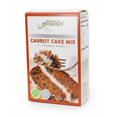 Gluten Free Carrot Cake Mix | 16 oz. | Light and Fluffy Carrot Cake | Easy To Ma