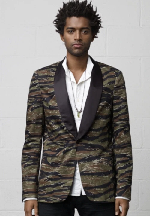 Ralph Lauren X Large 44R Tiger Camo Blazer Jacket Coat Polo RRL