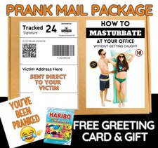 Prank HOW TO MASTUBRAT* AT OFFICE  Post Prank Mail Postal Package Adult  Joke