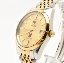 RARE! [EXC+5] Vintage RADO Purple Horse 633.3672.4 Gold Men's AT Watch JAPAN