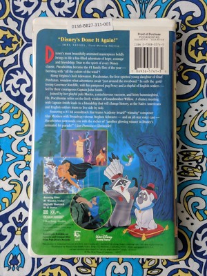Pocahontas Walt Disney Masterpiece Collection VHS Tape 1996 #5741